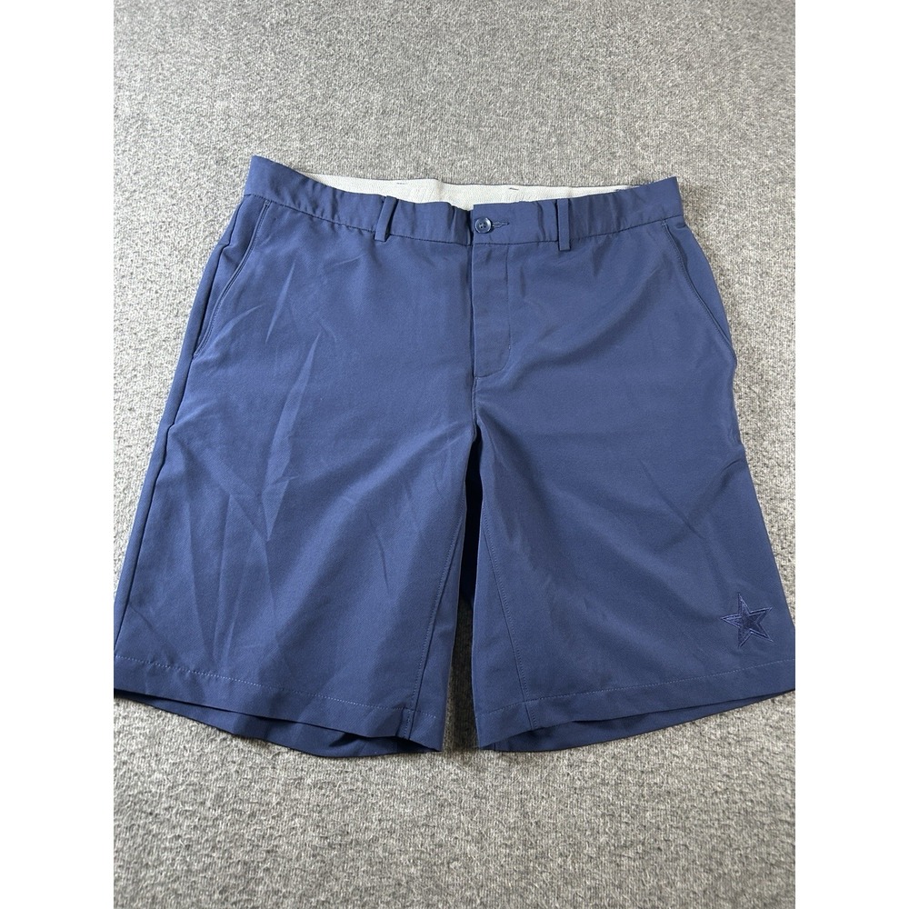 Dallas Cowboys Logo Nike Golf SHORTS Modern Fit mens Sz 34 Dri Fit Blue